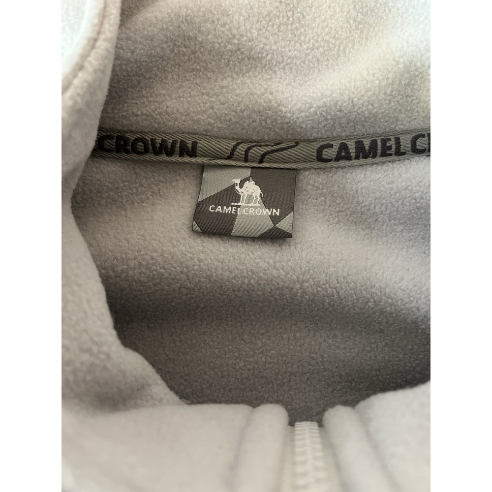 Camel Crown Jacket‎ Womens Large Gray Fleece Full Zip Active Casual Outdoor - Picture 3 of 7